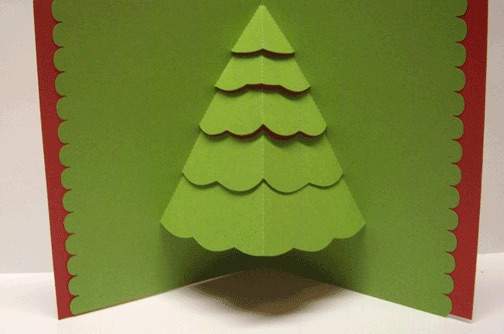 Pop Up Tree Card - Christmas Card Ideas