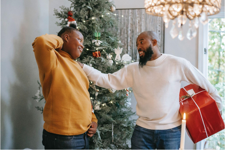 Benefits of a Festive Flocked Christmas Tree on Mental Health